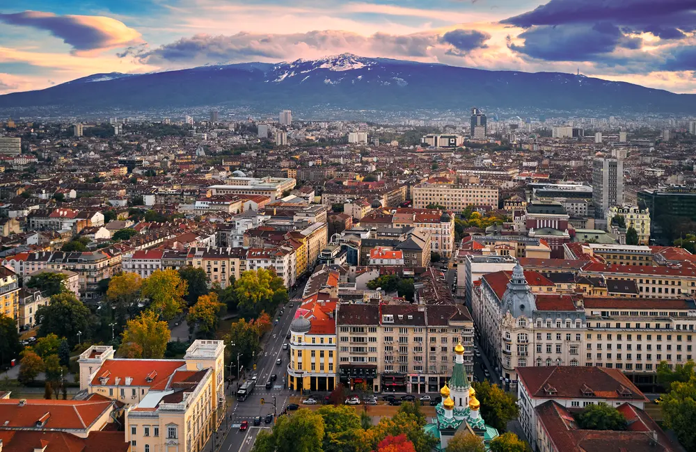 Sofia and Vitosha mountain
